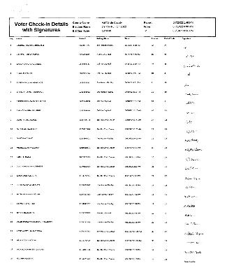 DAILY VOTER CHECKIN REPORT JUNE 18 2022